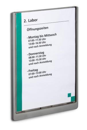 deurnaambord click sign grafiet 210 x 297 mm