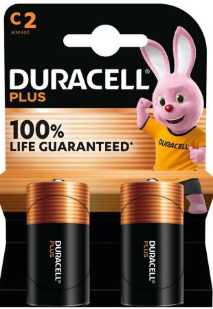 duopack batterij duracell Plus C