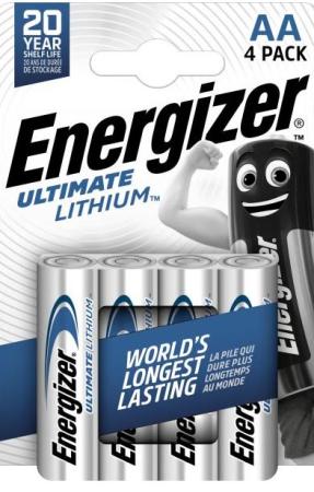 pak 4 batterij Energizer ultimate lithium AA