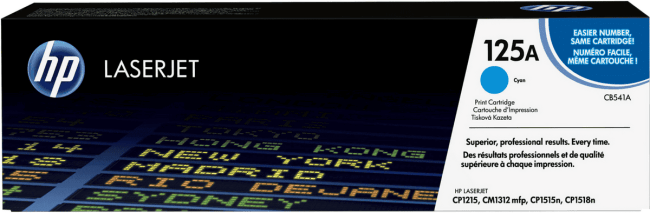 hp toner HPCB541A cyaan nr 125A