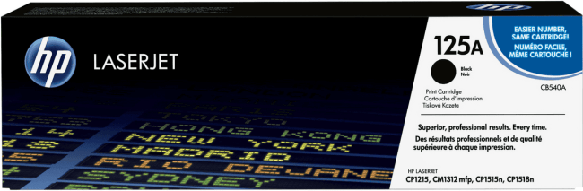 hp toner HPCB540A zwart nr 125A