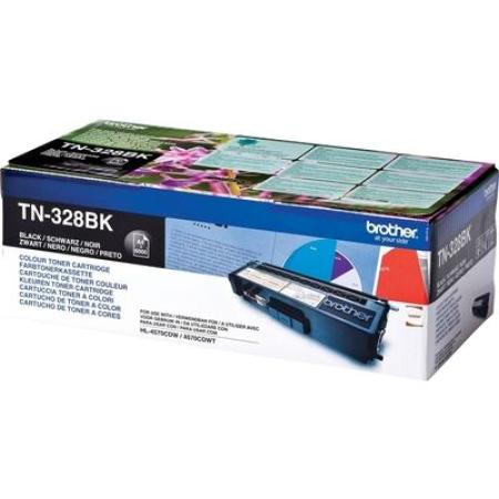 brother toner TN328 zwart 6000 pag