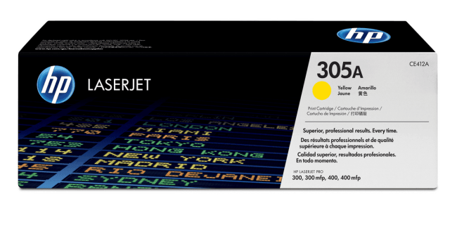 hp toner HPCE412AC yellow 305A 2600 pag (c)