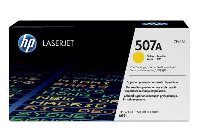 hp toner hpce402a yellow nr 507a