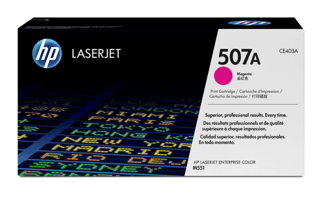 hp toner hpce403a magenta nr 507a