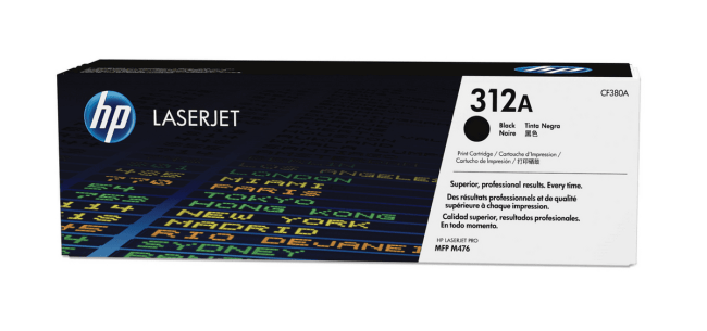 HP toner HPCF380A nr 312A zwart 2400 pag