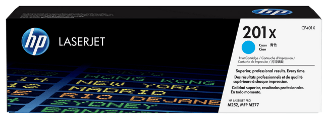 hp toner hpcf401x 201x cyaan 2300 pag