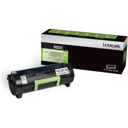 lexmark toner 502X zwart 10000 pag
