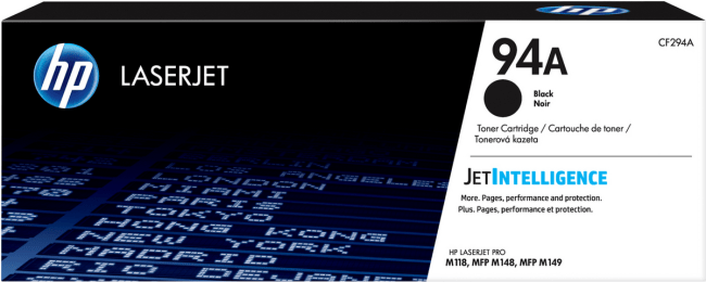 hp toner CF294A zwart 1200 pag 94A