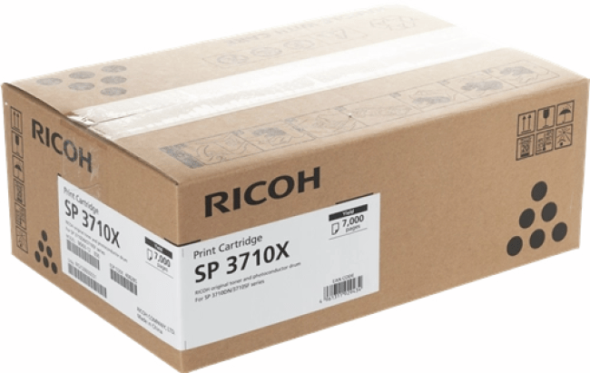 ricoh toner SP 3710X zwart 7000 pag