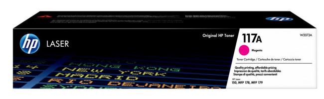 toner HP W2073A 117A magenta 700 pag
