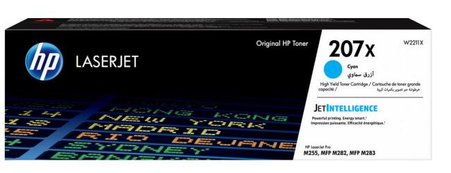 hp toner W2211X 2450 pag cyaan 207X