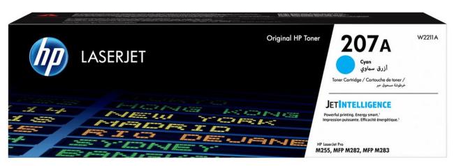 hp toner W2211a 1250 pag cyaan 207a