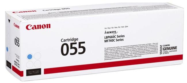 canon toner 055 C cyaan 2100 pag
