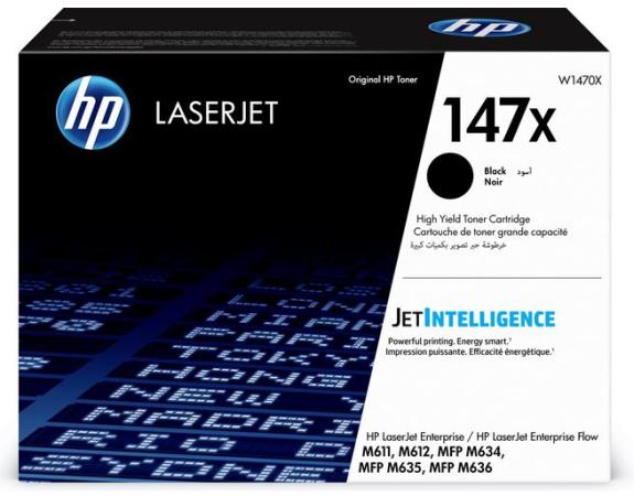 HP toner W1470X 25200 pag zwart 147X 25000pag