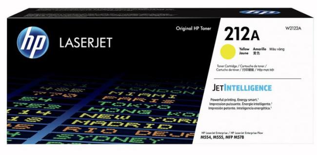 hp toner W2122A 4500 pag 212A geel