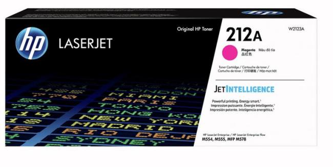 hp toner W2123A 4500 pag 212A magenta