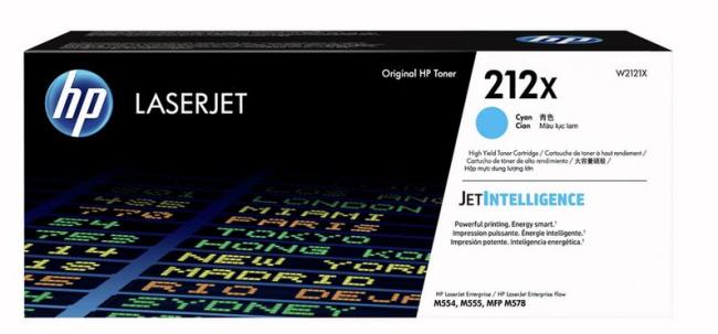 hp toner W2121X 10000 pag 212X cyaan