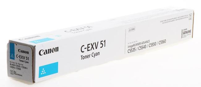 toner canon c-exv 51 cyaan 60000 pag