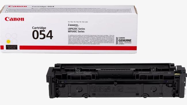 canon toner 054 yellow 1200 pag