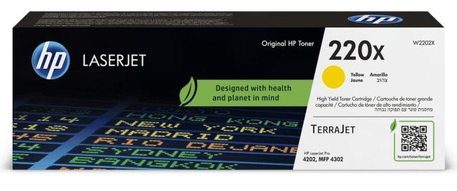 hp toner W2202X yellow 5500 pag 220X
