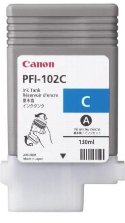 canon cartridge pfi102c cyaan IPF765 130 ml