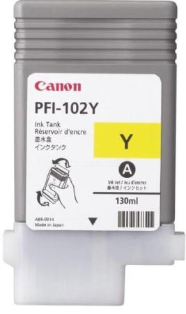 canon cartridge pfi102y yellow IPF765 130 ml