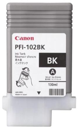 canon cartridge pfi102bk zwart IPF765 130 ml