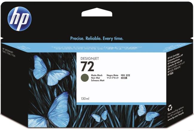 Hp cartridge HPC9403A mat zwart 130 ml nr 72