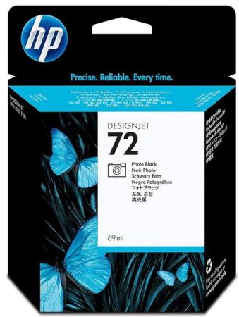 hp cartridge hpc9397a foto zwart 69 ml nr 72