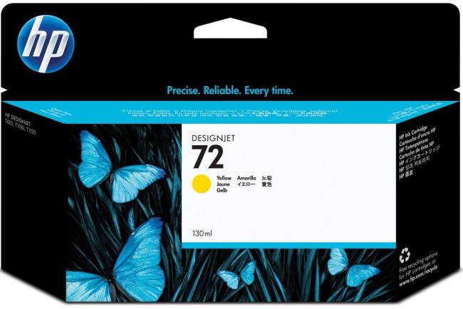 hp cartridge hpc9373a yellow 130 ml nr 72