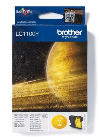 brother cartridge LC1100Y yellow 325 pag