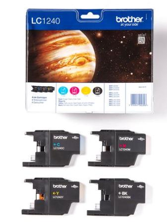 pak 4 brother cartridge LC1240BK/C/M/Y value pack