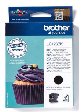 brother cartridge LC123 600 pag zwart