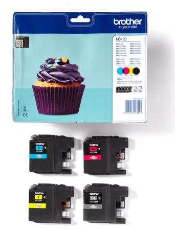 cartridge multipack brother LC123 BK/C/M/Y