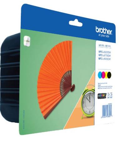 brother cartridge LC129XL/LC125XL combopack 4 kleu