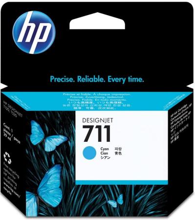 HP cartridge 711 HPCZ130A cyaan T120 29 ml