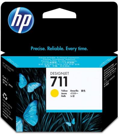 HP cartridge 711 HPCZ132A yellow T120 29 ml