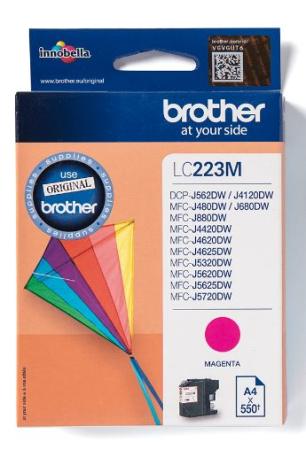 brother cartridge LC223 magenta 550 pag