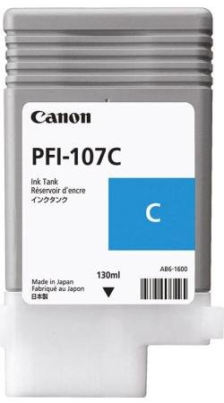 canon catridge pfi107 cyaan 130 ml