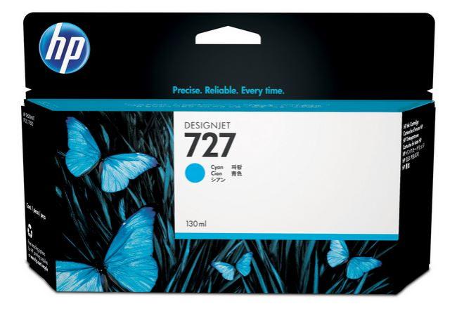 hp cartridge B3P19A cyaan 130 ml nr 727