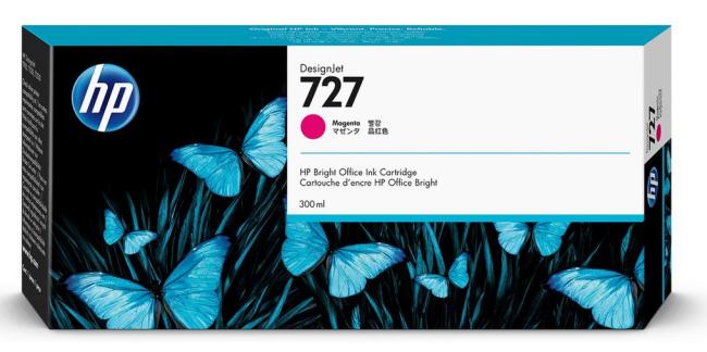 hp cartridge magenta 300 ml nr 727