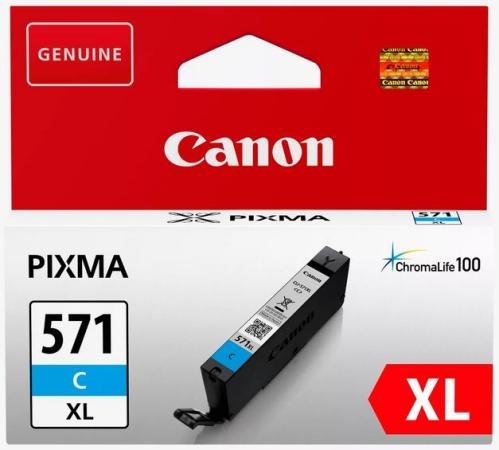 canon cartridge CLI571XL cyaan11 ml 3350 pag