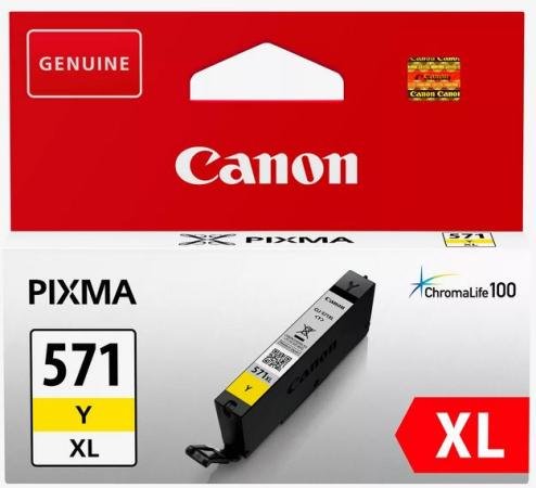 canon cartridge CLI571XL yellow ml 3350 pag
