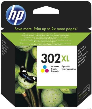 hp cartridge nr 302 XL 3-kleur 330 pag