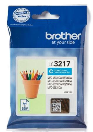 brother cartridge LC3217C cyaan 550 pag