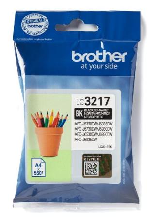 brother cartridge LC3217BK zwart 550 pag