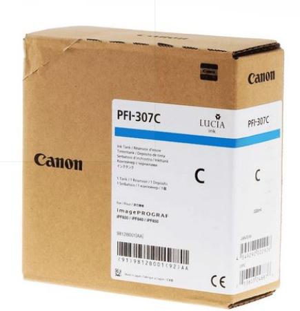 canon cartridge pfi-307 cyaan 330 ml