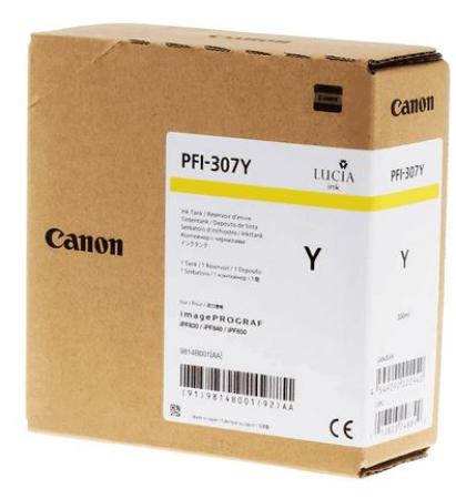 canon cartridge pfi-307 yellow 330 ml