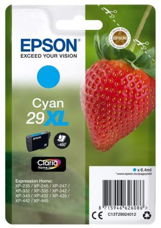 epson cartridge aardbei  29XL cyaan 450 pag